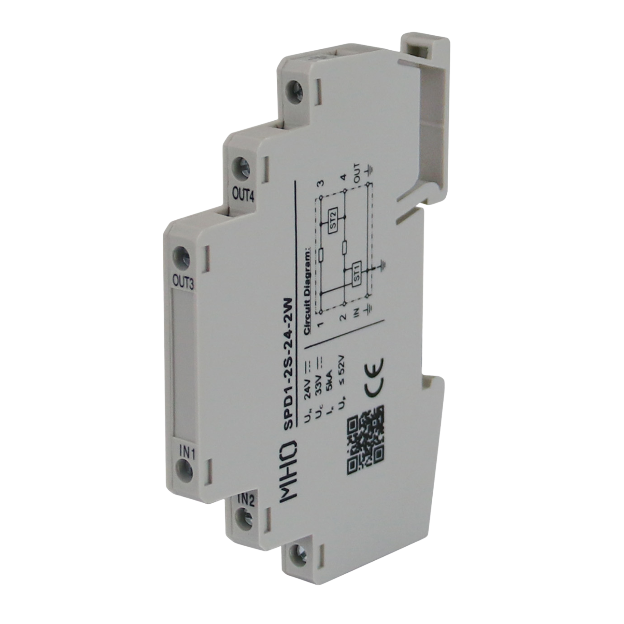 SPD1-2S-24-2W — protetor 24 V para circuitos a 2 fios